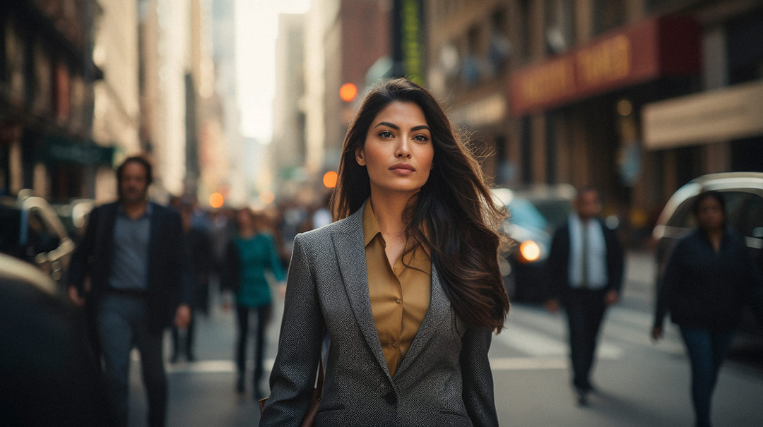 Women participating in a career comeback program